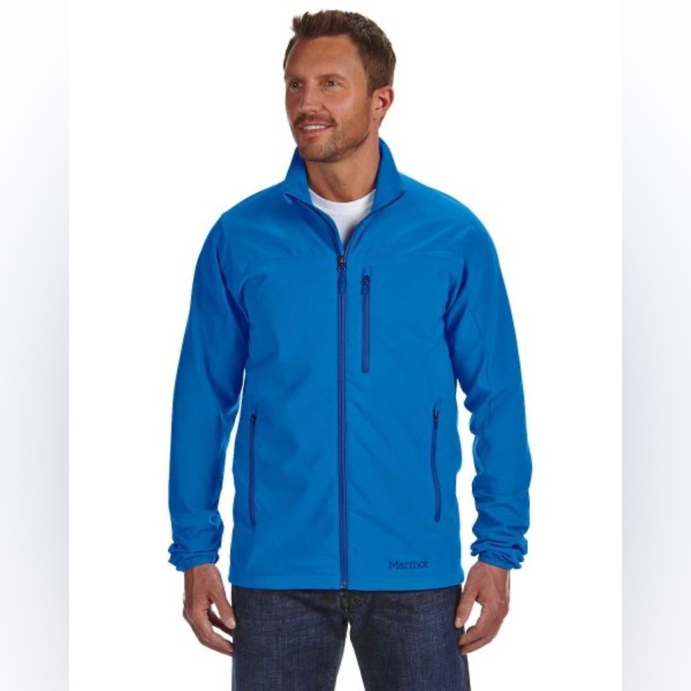 Marmot Tempo Softshell Jacket in blue sapphire Large
